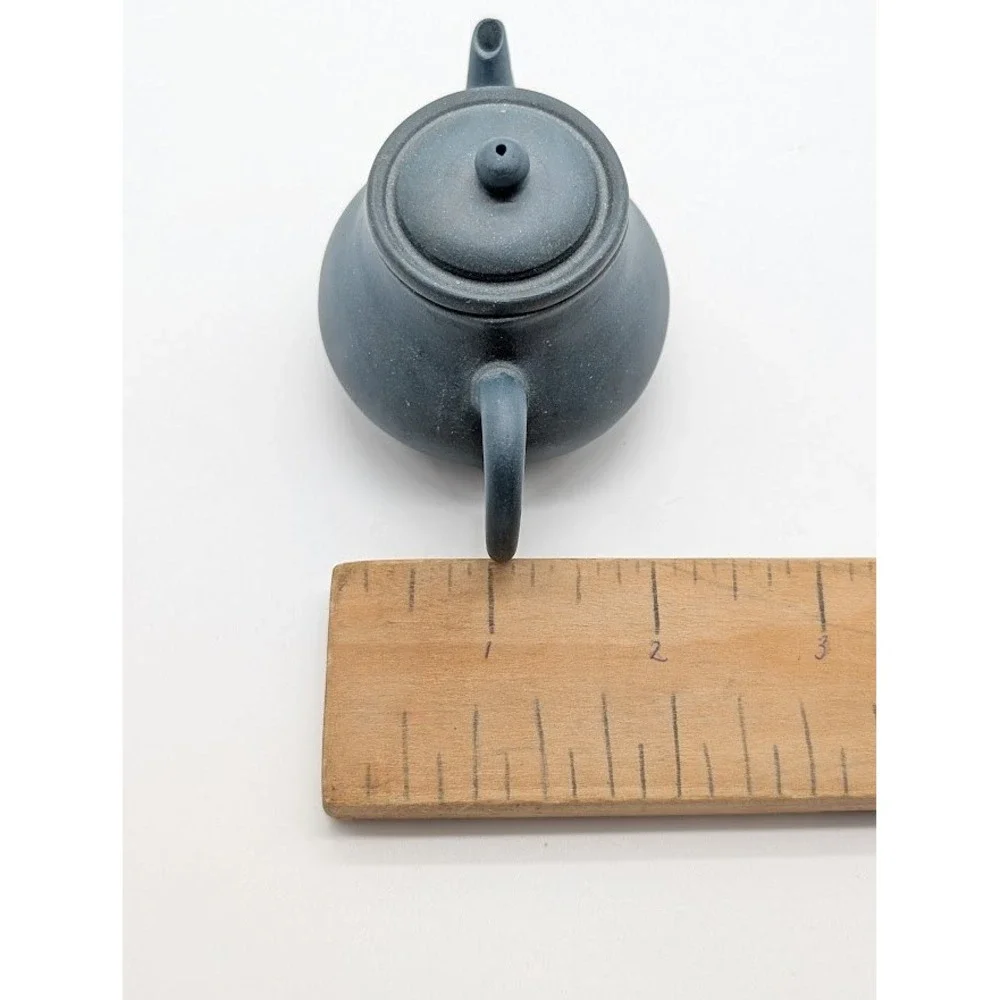 100cc Yixing‎ Zisha Gongfu Shui Ping Blue Clay Teapot 2